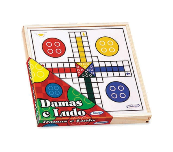 Dama e Ludo ( em madeira reflorestada)