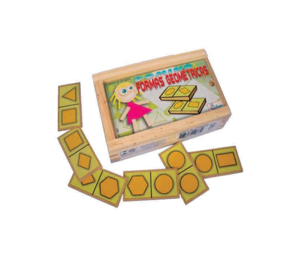 Dominó de Figuras Geométricas ( em MDF)