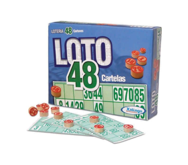 Loto 48 Cartelas ( papel cartão)