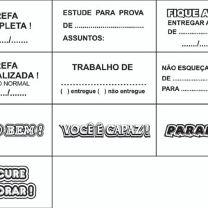 Carimbo Avaliação e Recado II
