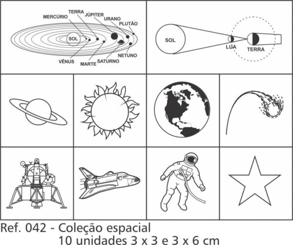 Carimbo Coleção Espacial