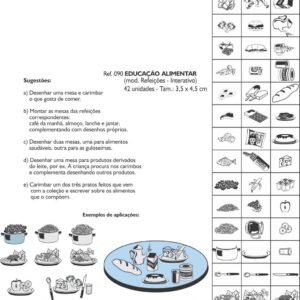 Carimbo Educação Alimentar (Modelo Refeições Interativo)
