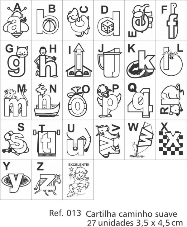 Carimbo Educativos ABC Ilustrados