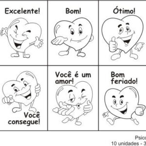 Carimbo Psico Avaliação Coração