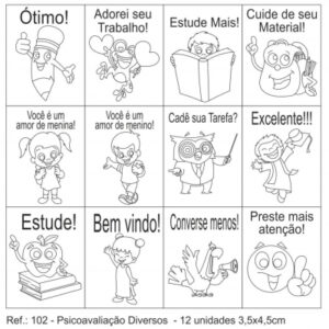 Carimbo Psico Avaliação Diversos