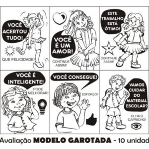 Carimbo Psico Avaliação Modelo Garotada