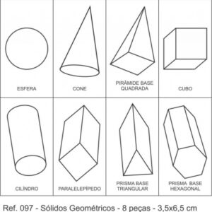 Carimbo Sólidos Geométricos