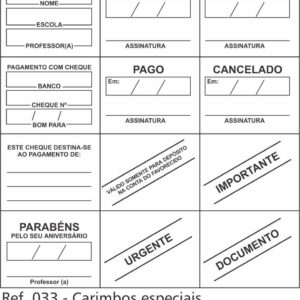Carimbos Especiais