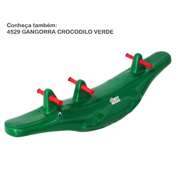 Gangorra Crocodilo Vermelho - Image 2