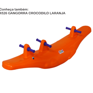 Gangorra Crocodilo Laranja