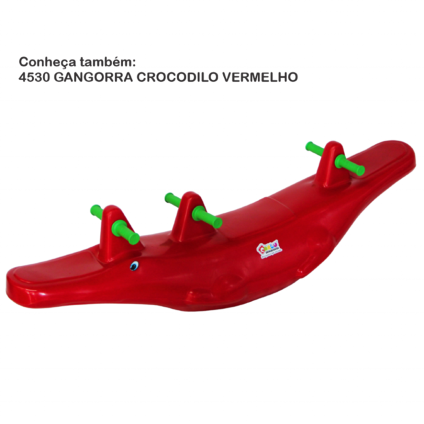 Gangorra Crocodilo Vermelho - Image 4